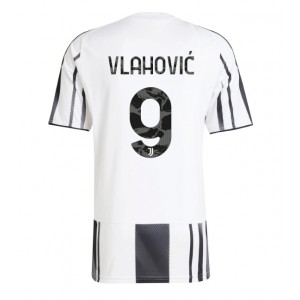 Fotbalové Dres Juventus Dusan Vlahovic #9 Domácí Oblečení 2025-26 Krátký Rukáv